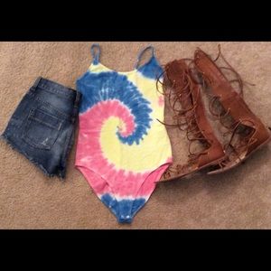 Ty dye body suit
